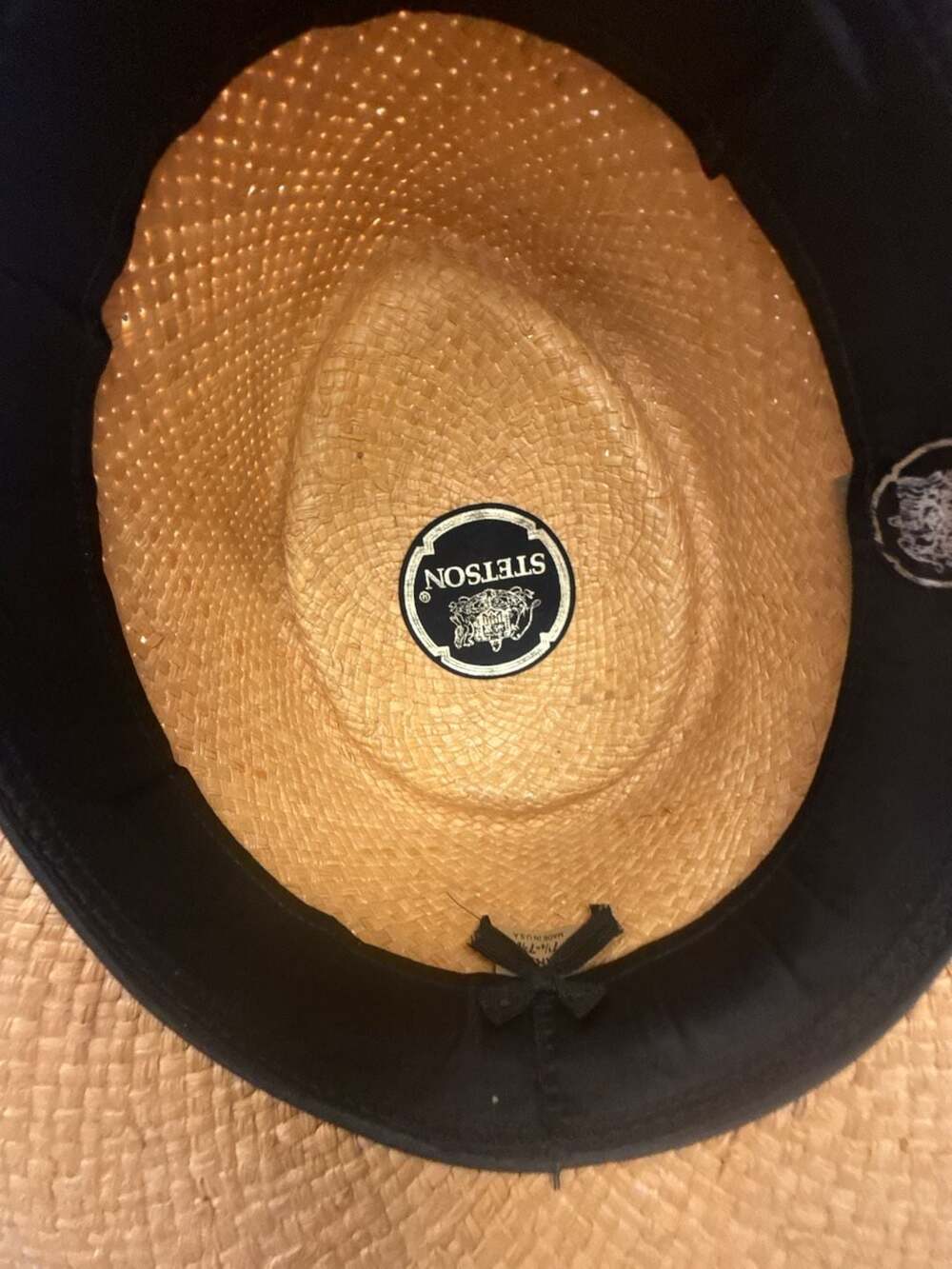 Vintage Stetson Roadrunner Straw Western Fedora Hat